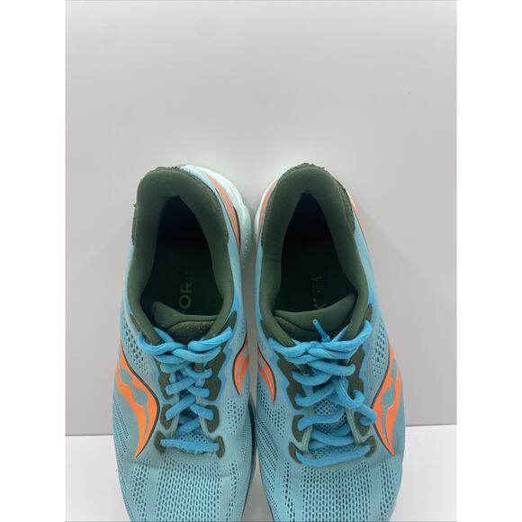 Size 11 - Saucony Ride 14 Future Spring Blue Running Cycling Shoe S20650-26 - Picture 6 of 8